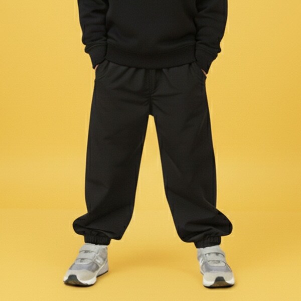 【SKIT0LY】ナイロン起毛裏地つきジョガーパンツ