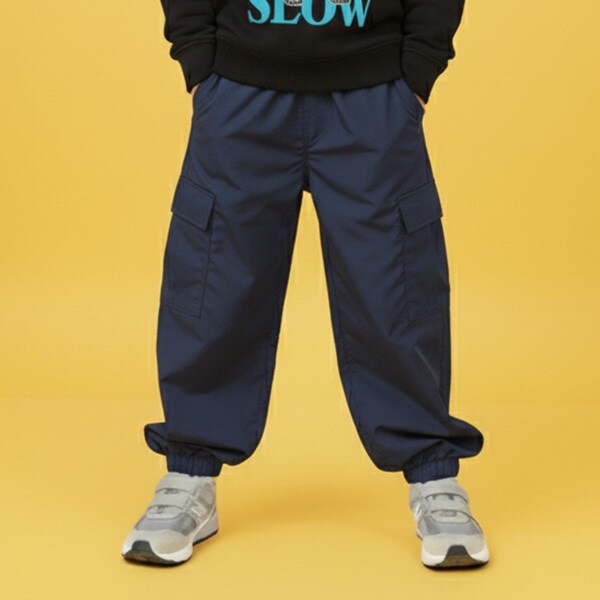 【SKIT0LY】ナイロン起毛裏地つきカーゴパンツ