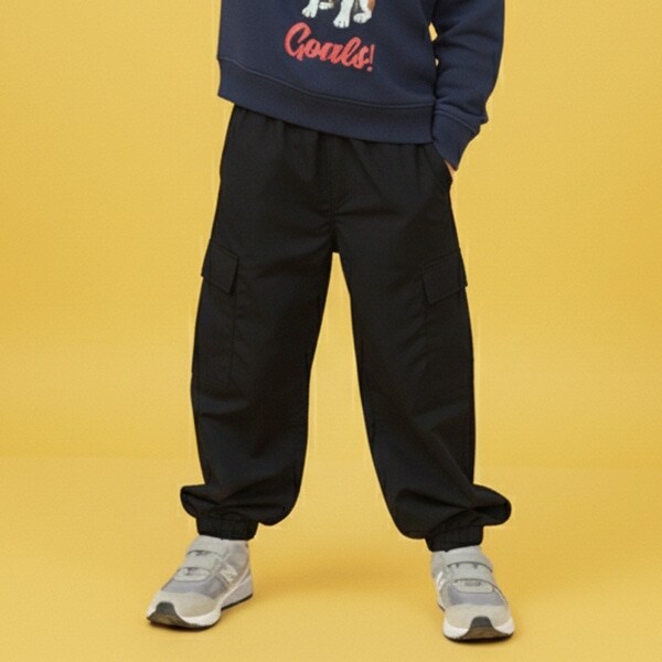 【SKIT0LY】ナイロン起毛裏地つきカーゴパンツ