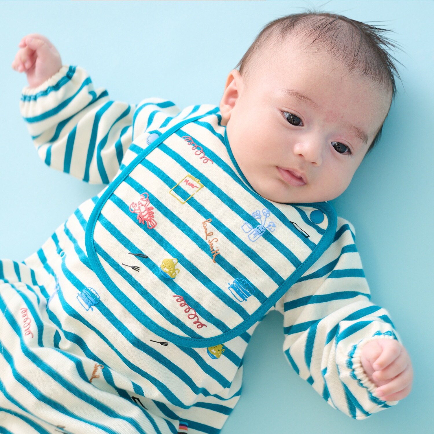 アラカルト柄ボーダースタイ