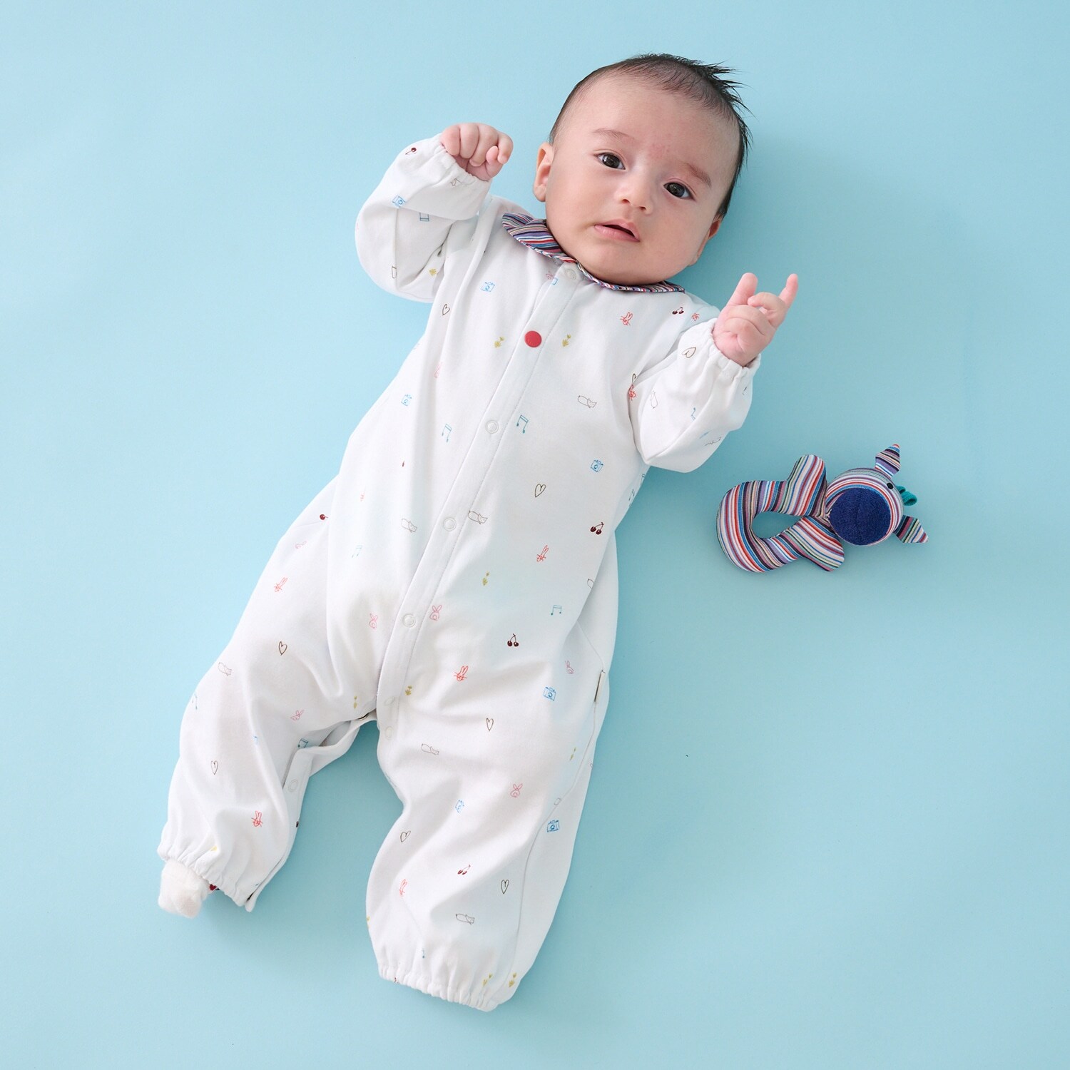 ドゥードゥル柄2WAYオールラトルセット