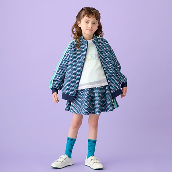 PS総柄インナーパンツつきスカート