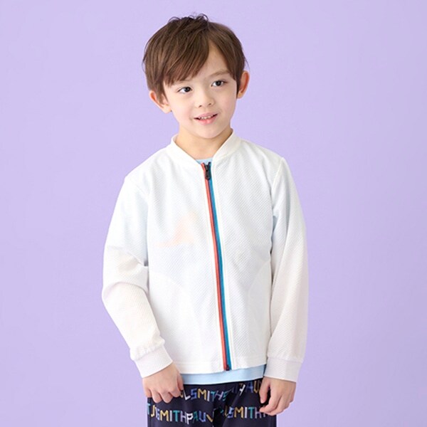 バックプリントジップパーカ