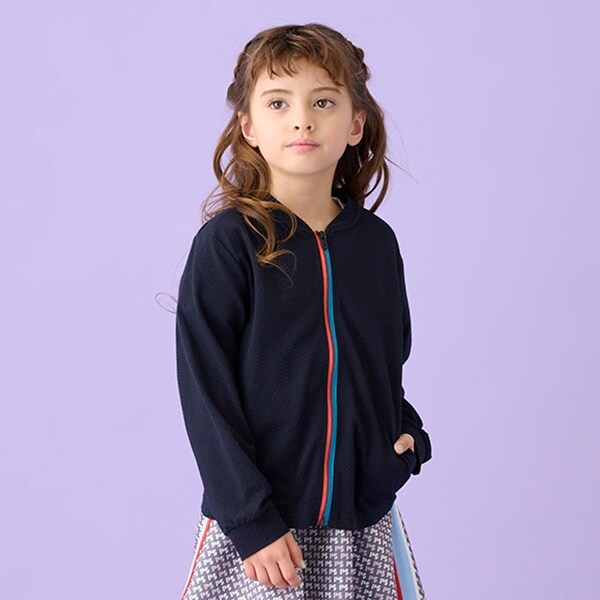 バックプリントジップパーカ