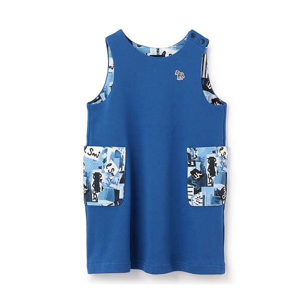 裏毛パッチポケットジャンスカ