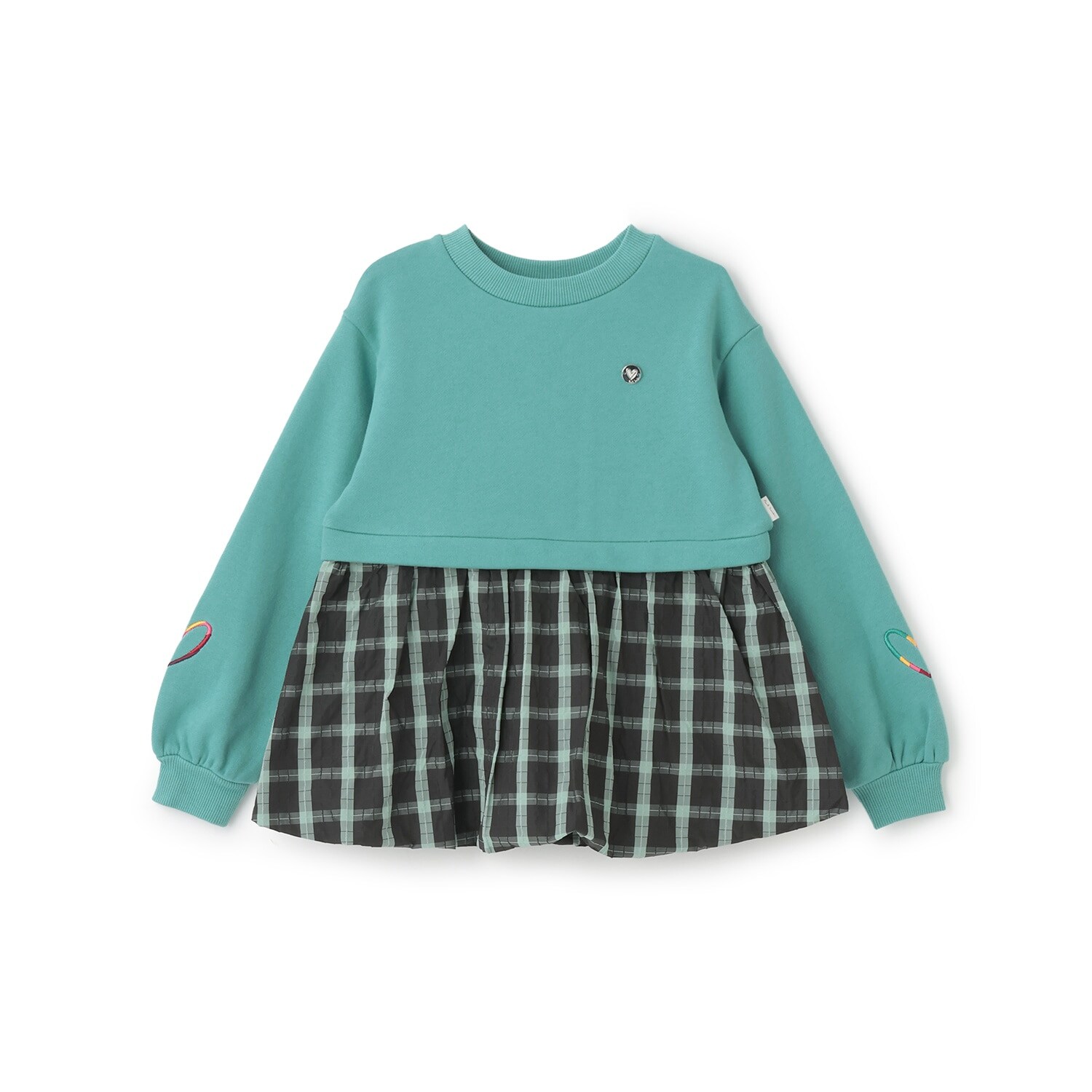 裏毛バルーンドッキングチュニック