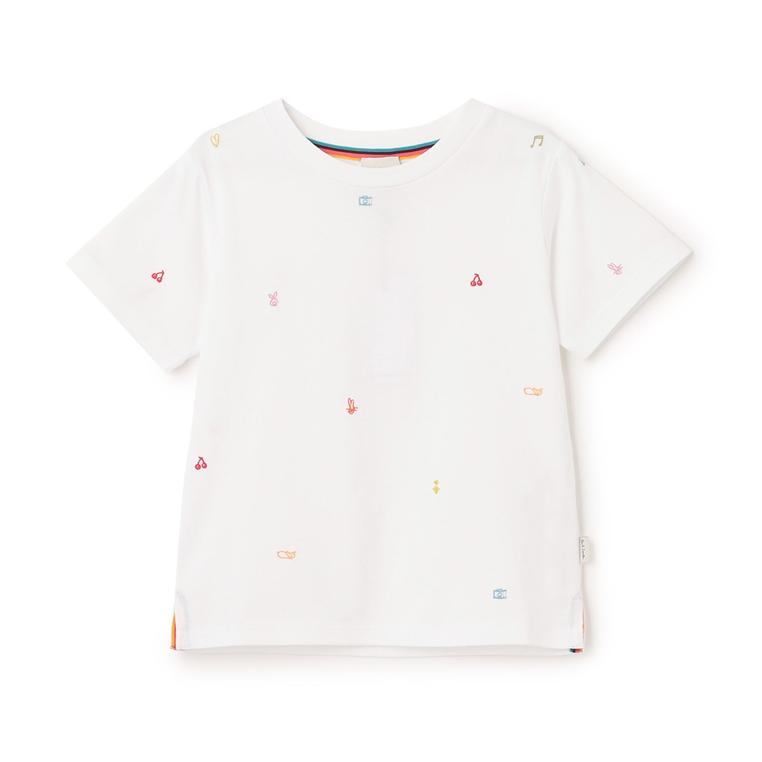 ドゥードゥルミニ刺しゅう半袖Tシャツ