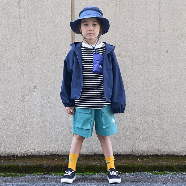 5分丈コットンライクカラーショーツ