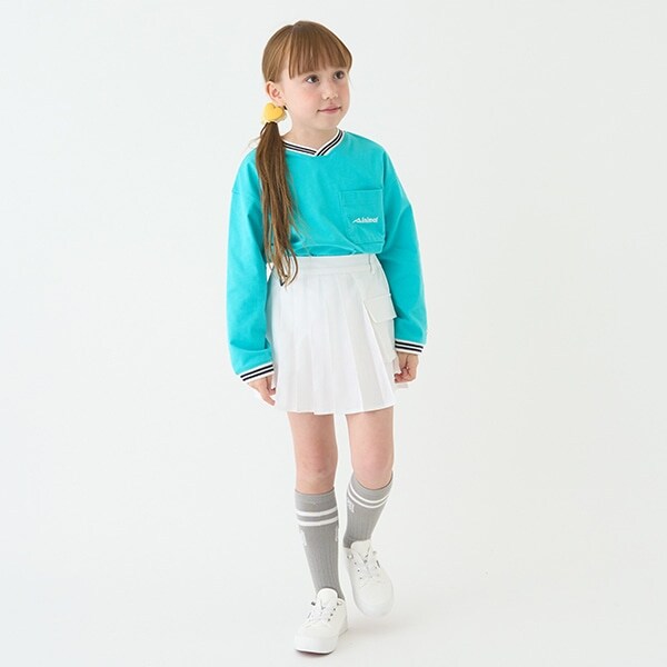 変形プリーツスカート