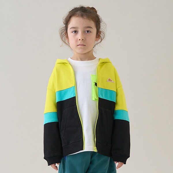 【KELTY】裏毛キリカエZIPパーカー