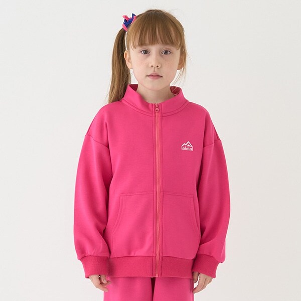 【撥水】ポンチZIPスタンドカラー