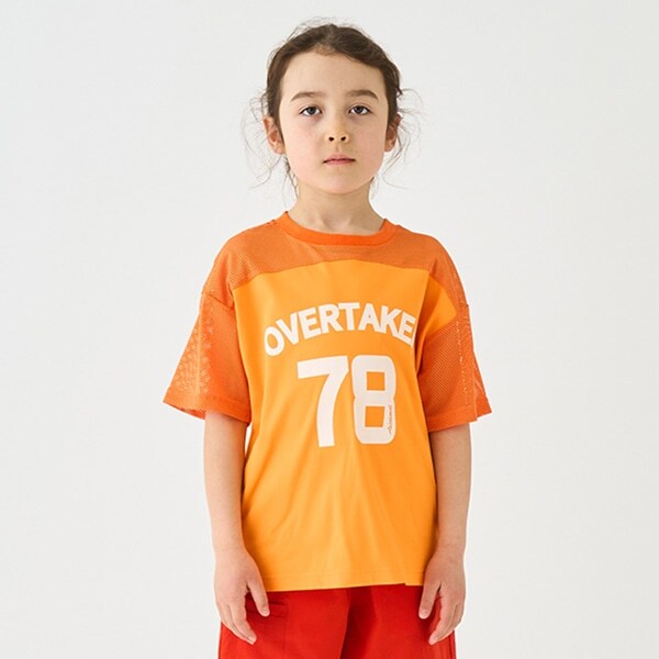 メッシュ切り替えTシャツ