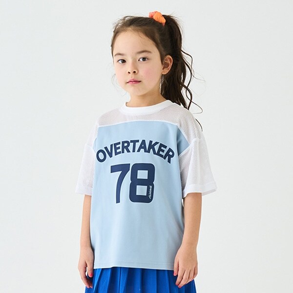 メッシュ切り替えTシャツ