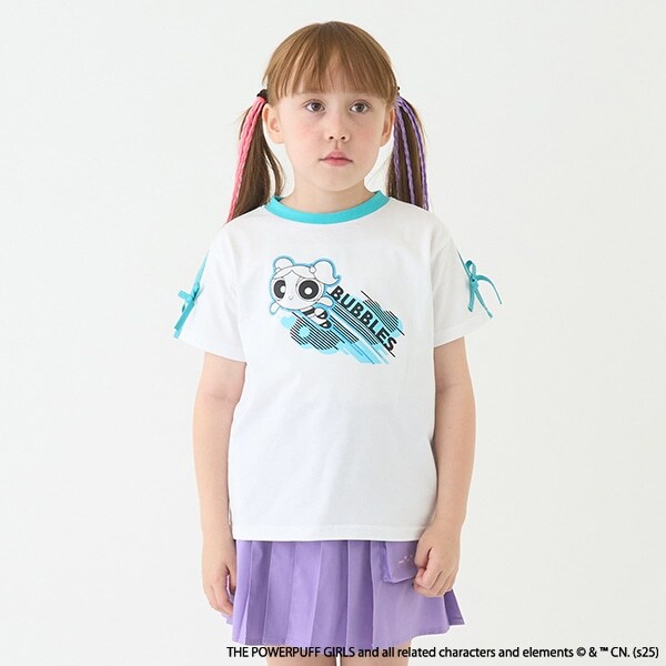 【防汚加工】【パワーパフ ガールズ】短丈Tシャツ