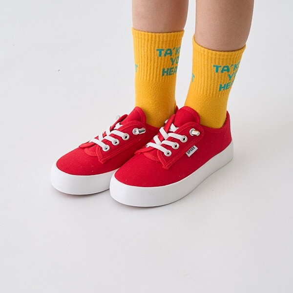 ゴム紐ローカットスニーカー