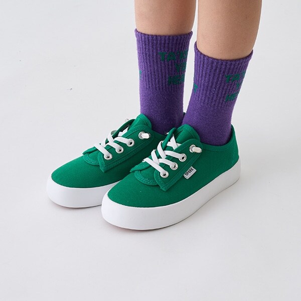 ゴム紐ローカットスニーカー