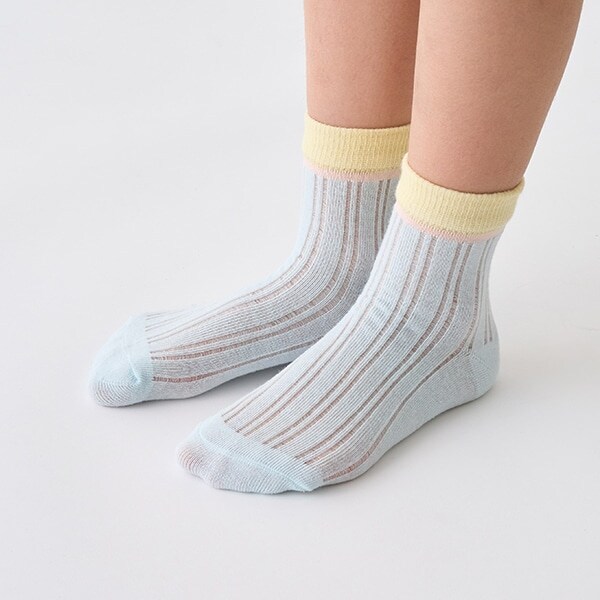 バイカラーソックス