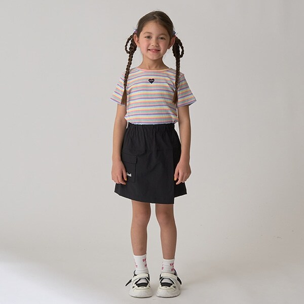 【４WAYストレッチ】ラップキュロット