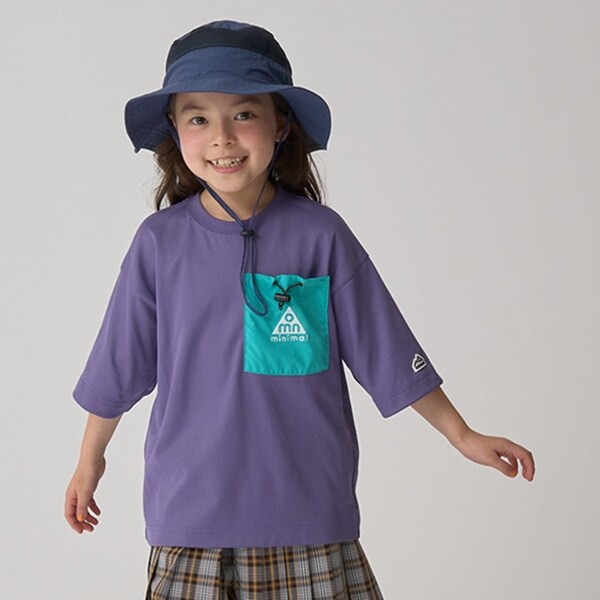 【吸水速乾】巾着ポケットTシャツ