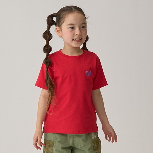 【防汚撥水】ワンポイント刺しゅうTシャツ