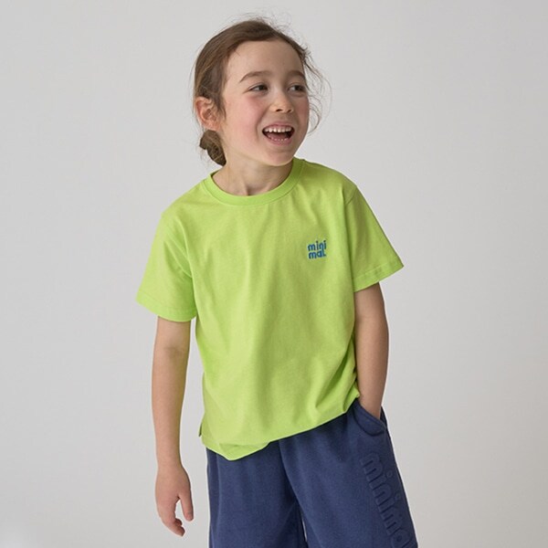 【防汚撥水】ワンポイント刺しゅうTシャツ