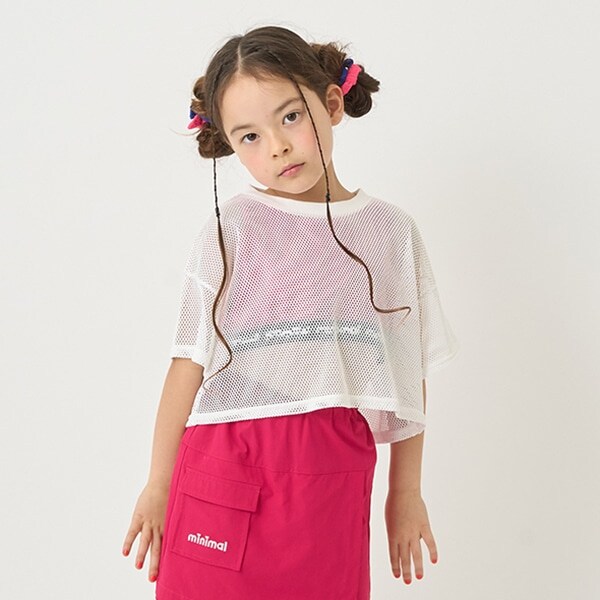 メッシュ＋短丈タンクトップセット