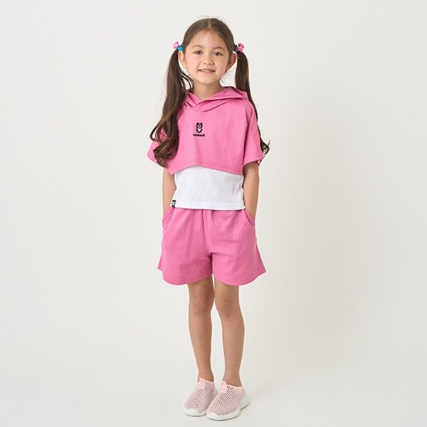 【吸水速乾】短丈パーカ＋タンクトップ＋パンツ３点set