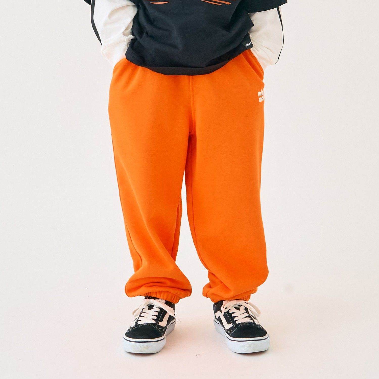 ワンポイント裏毛パンツ