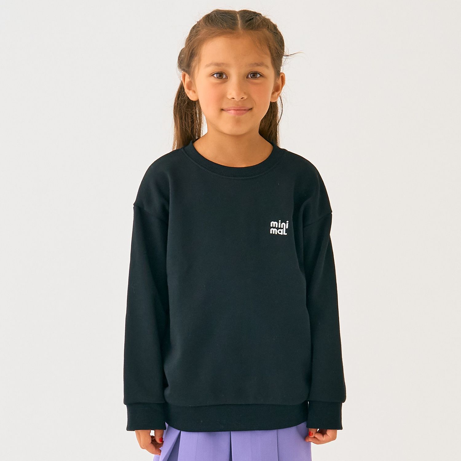 ワンポイント裏毛プルオーバー