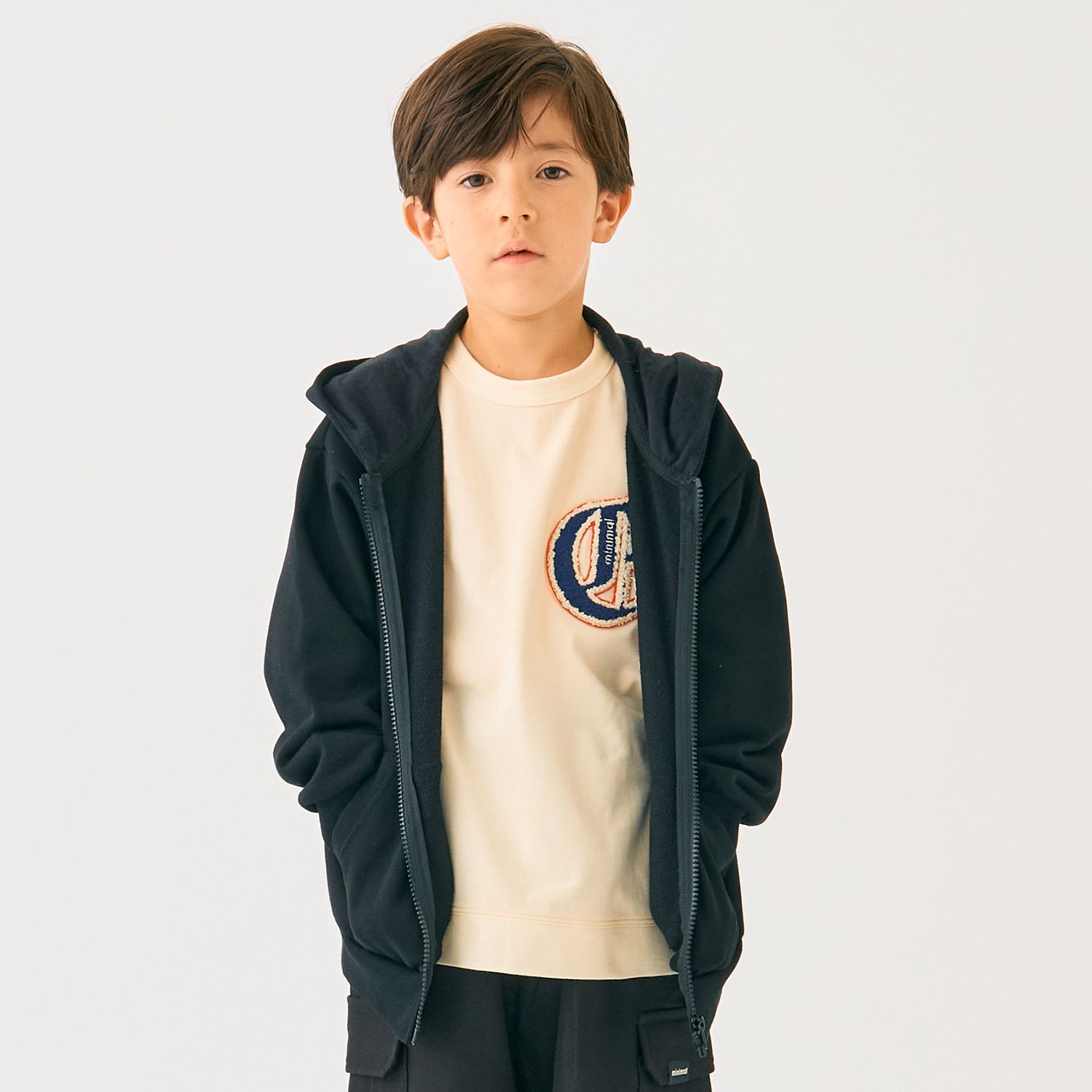 裏毛ZIPパーカー