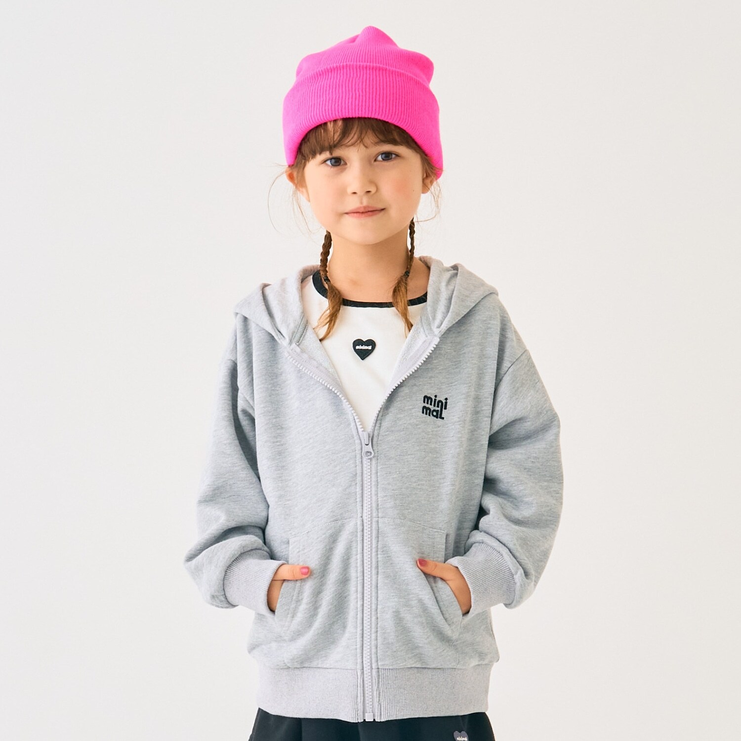 裏毛ZIPパーカー