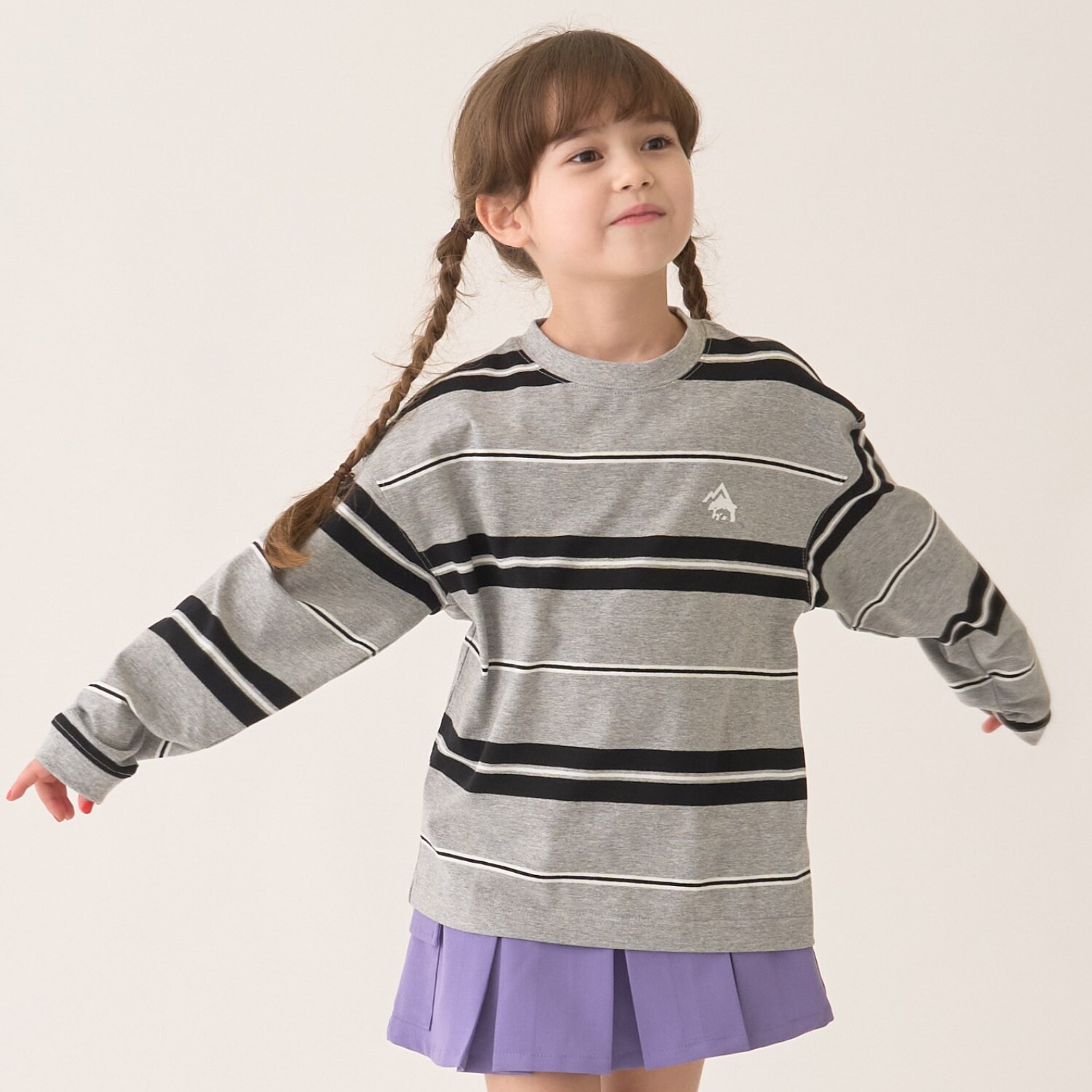 ボーダーロングＴシャツ