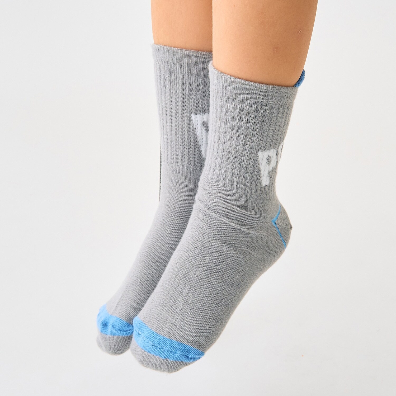 ベロつきクルーソックス