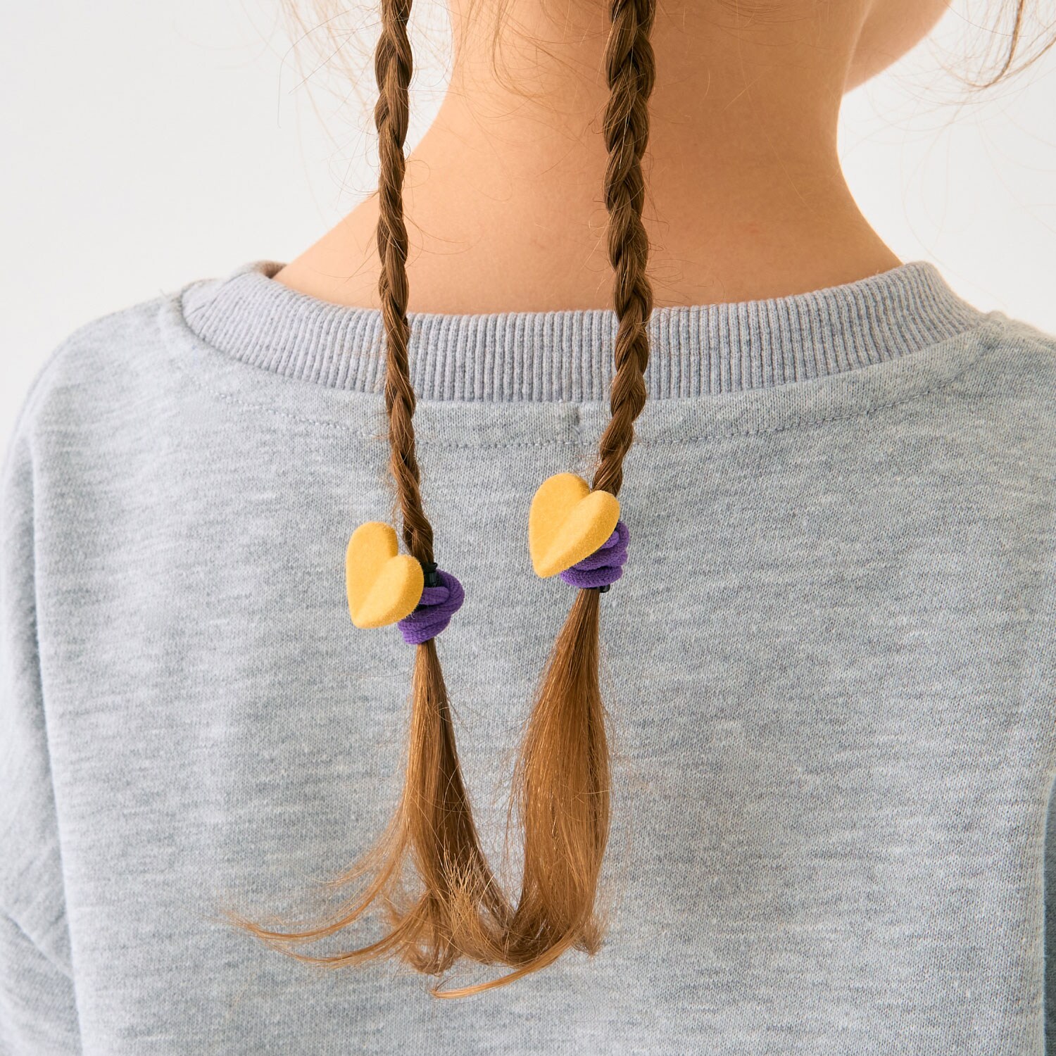 ハートヘアゴム2個セット