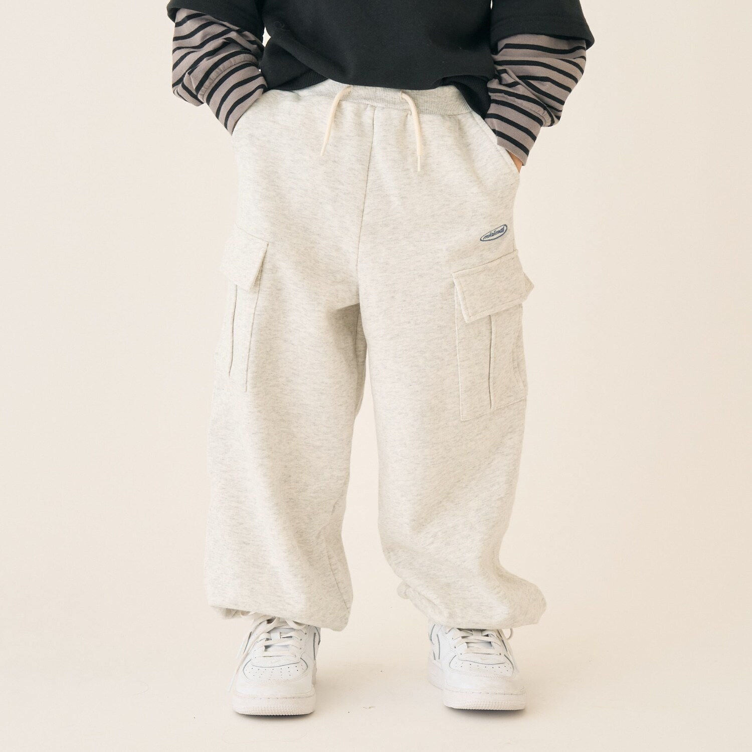 【裏起毛】【綿100】スウェットカーゴパンツ