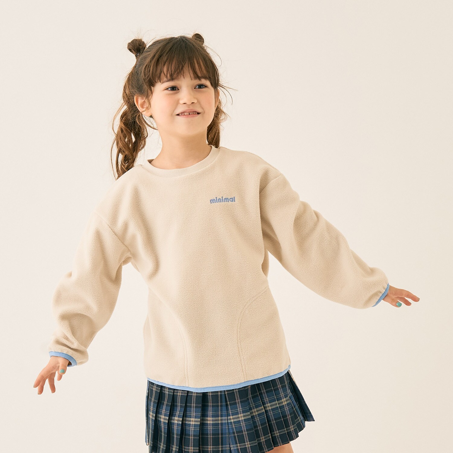 フリースプルオーバー