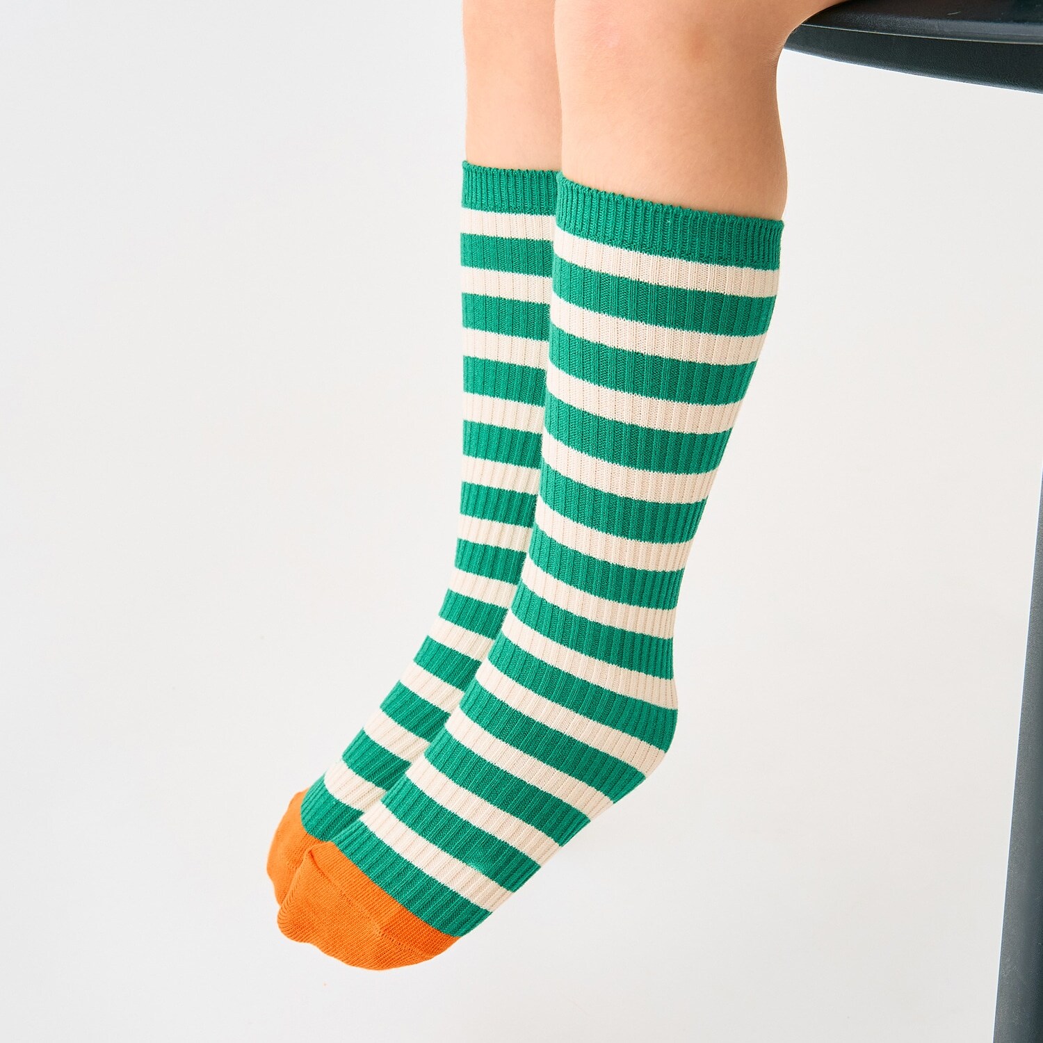 サイズレスボーダーソックス