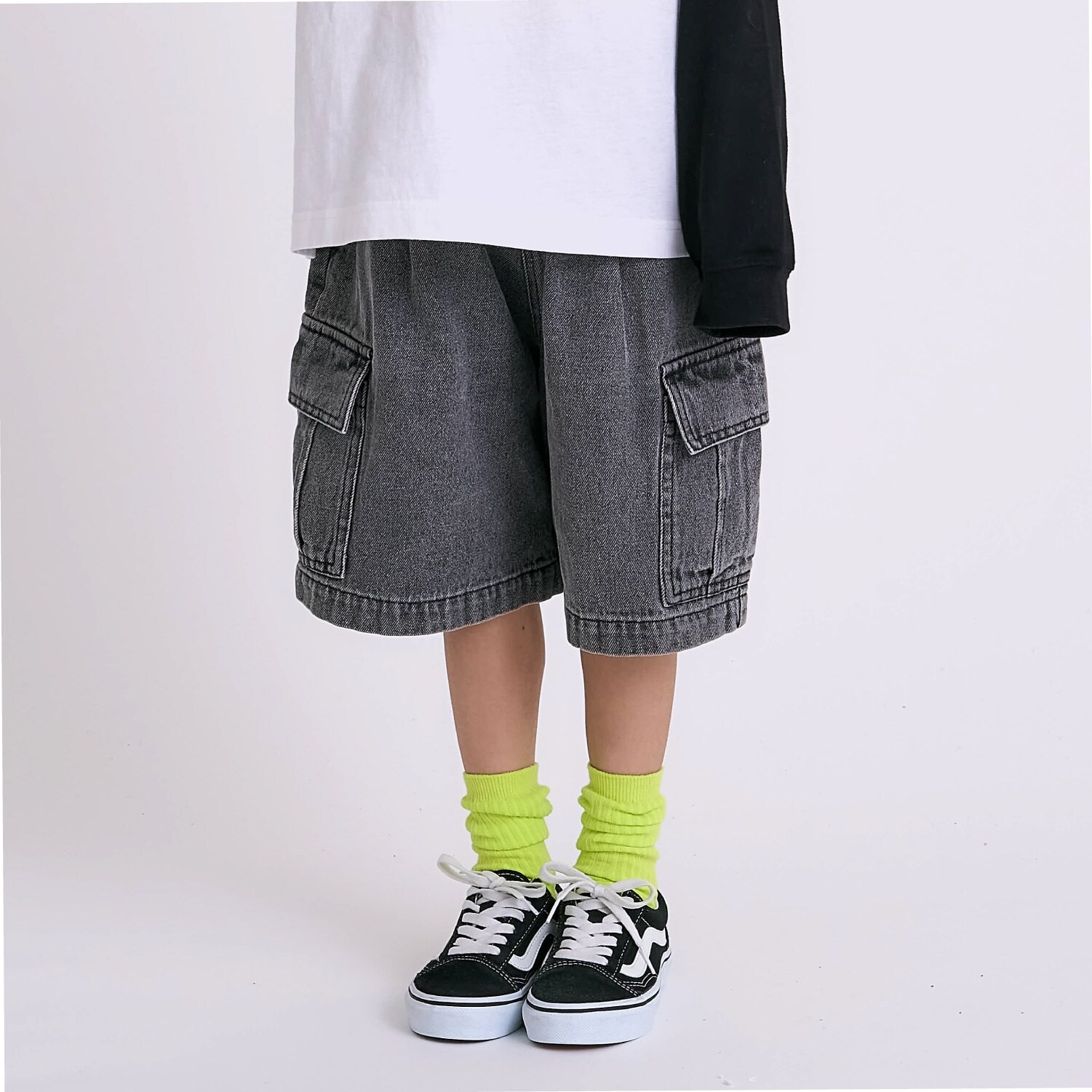 デニムハーフパンツ