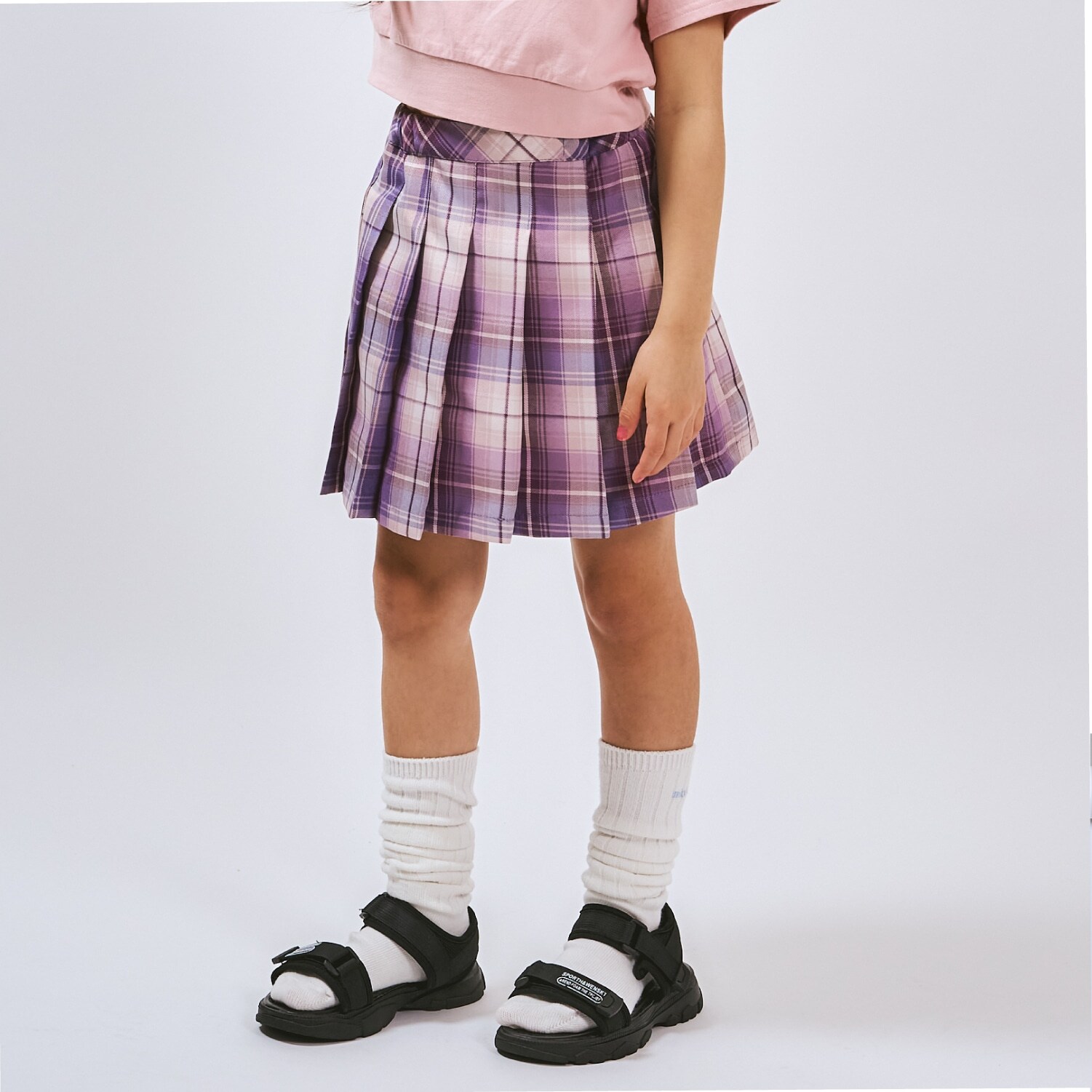 【インナーパンツつき】チェックプリーツスカート