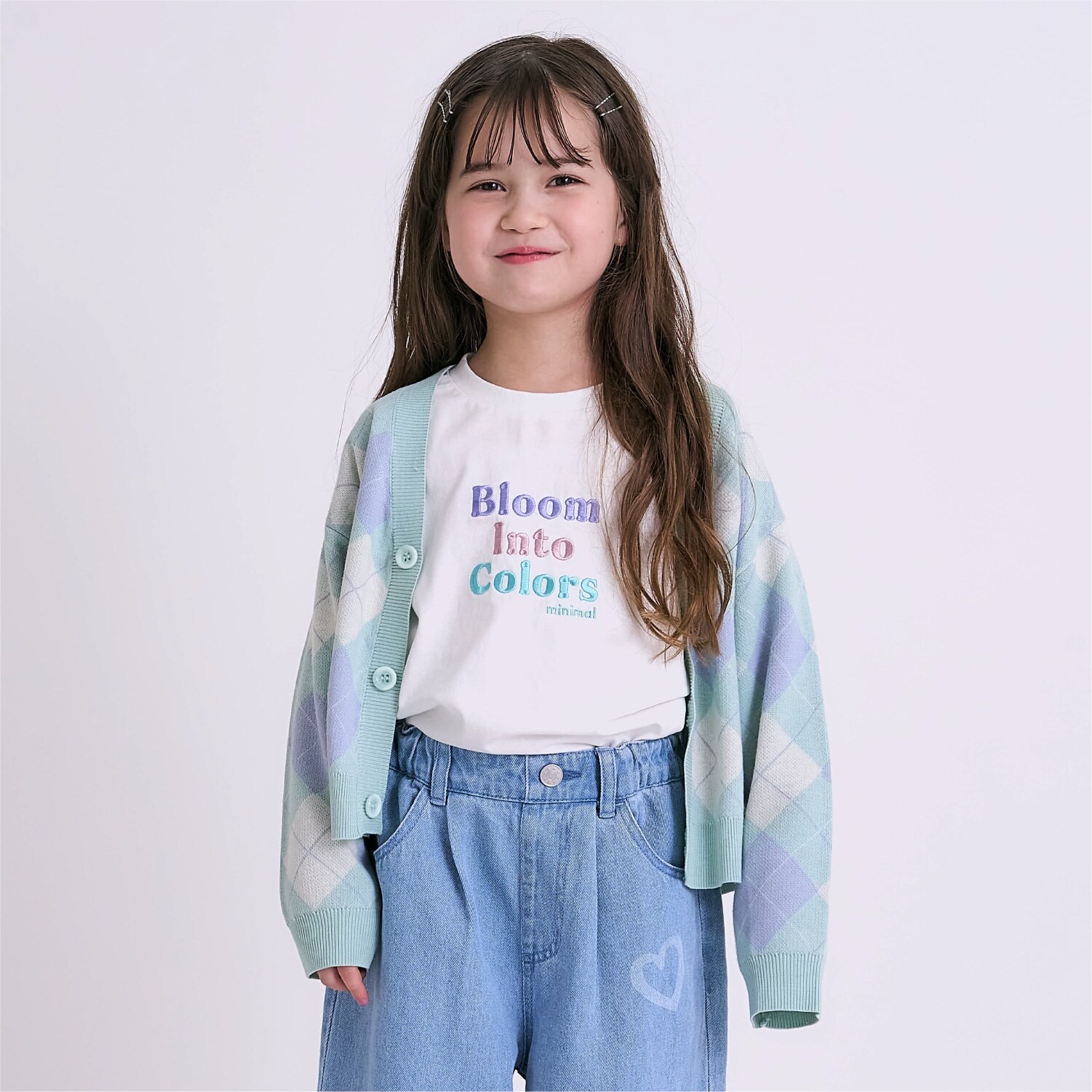 【アラエル】アーガイルカーディガン