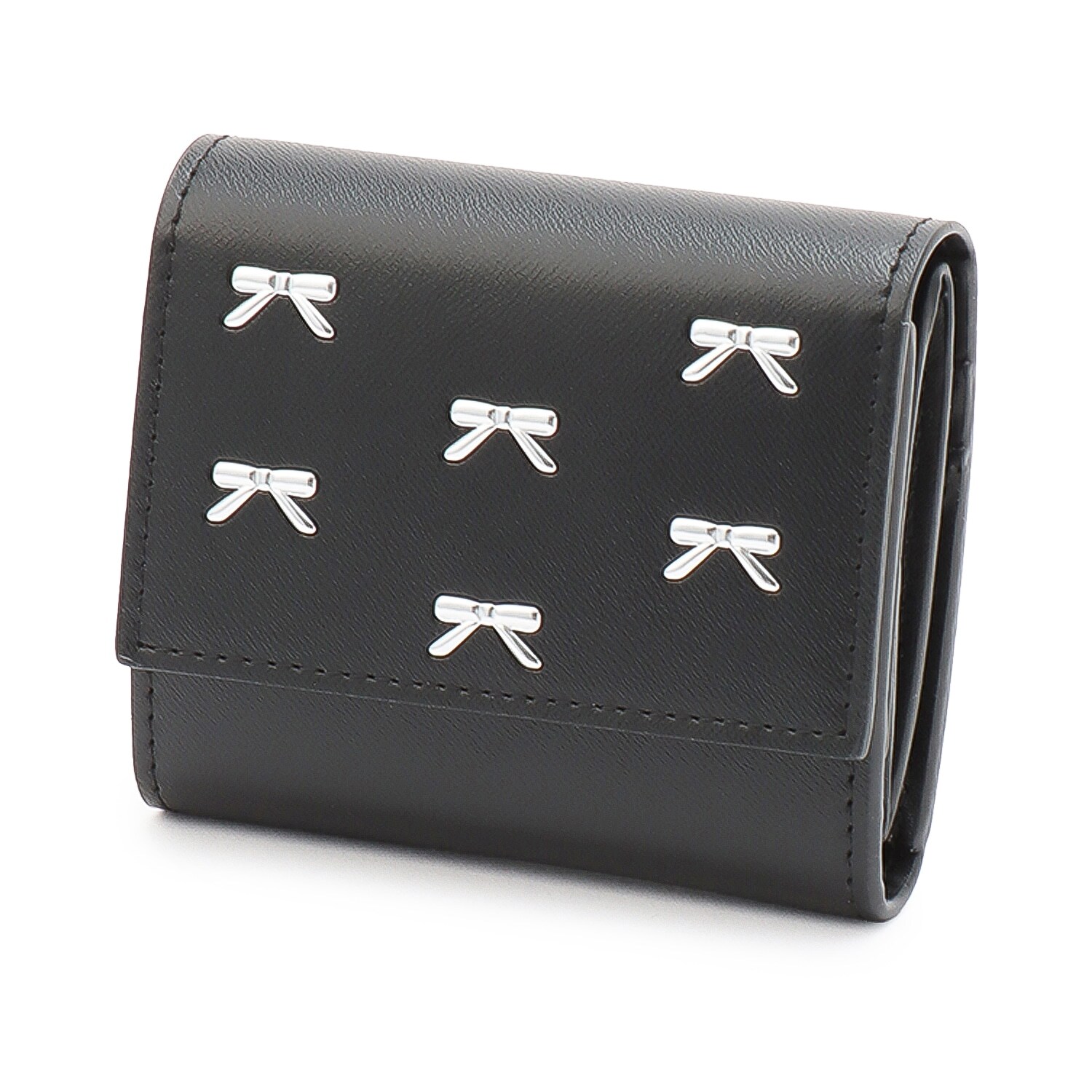 リボンボックスコイン三つ折り財布