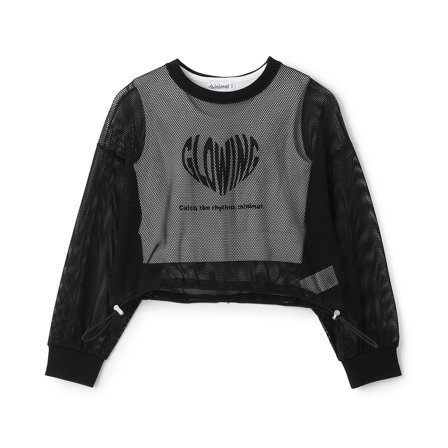 【安心インナーつき】メッシュ長袖Tシャツ