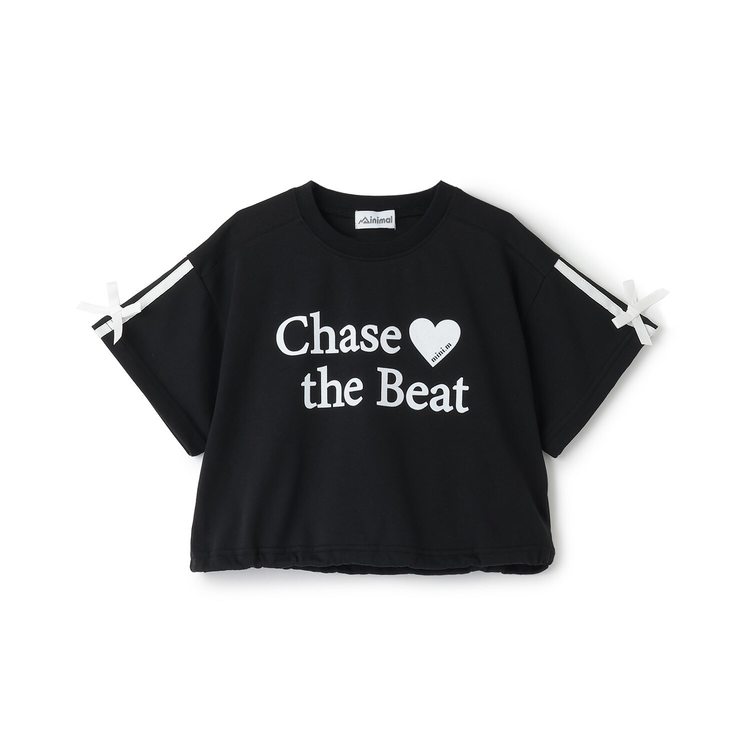 【接触冷感】袖リボン半袖Tシャツ