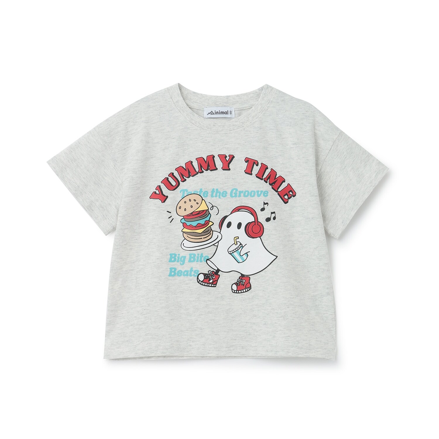 【綿100%】オバケイラストルーズ半袖Tシャツ