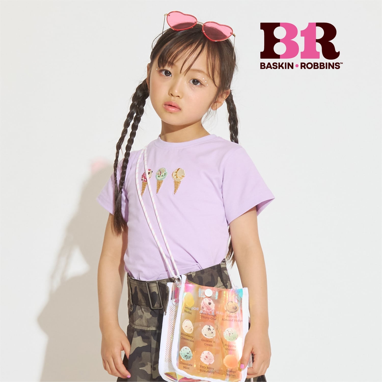 【サーティワン アイスクリーム】【接触冷感】フロント刺繍Tシャツ