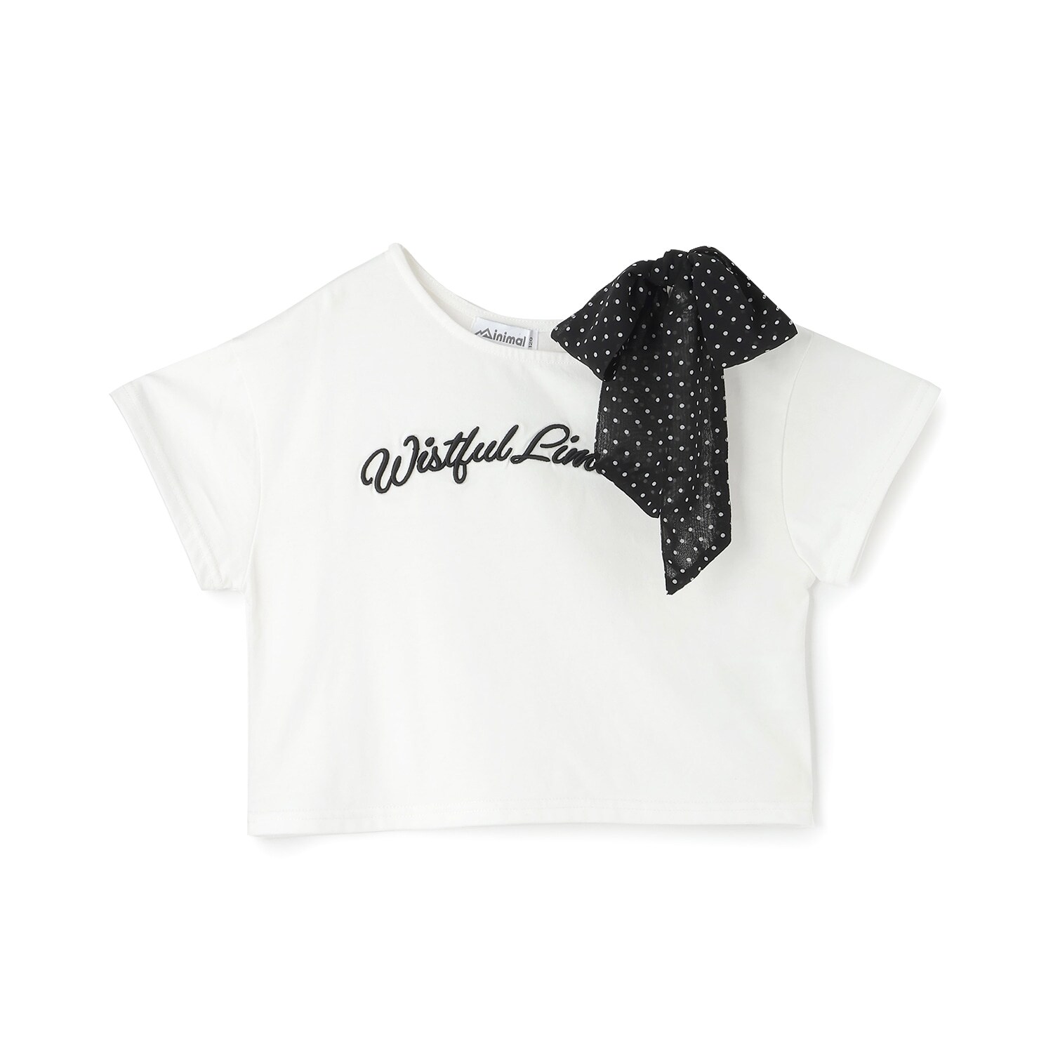 【リボン2WAY】ワンショルTシャツ
