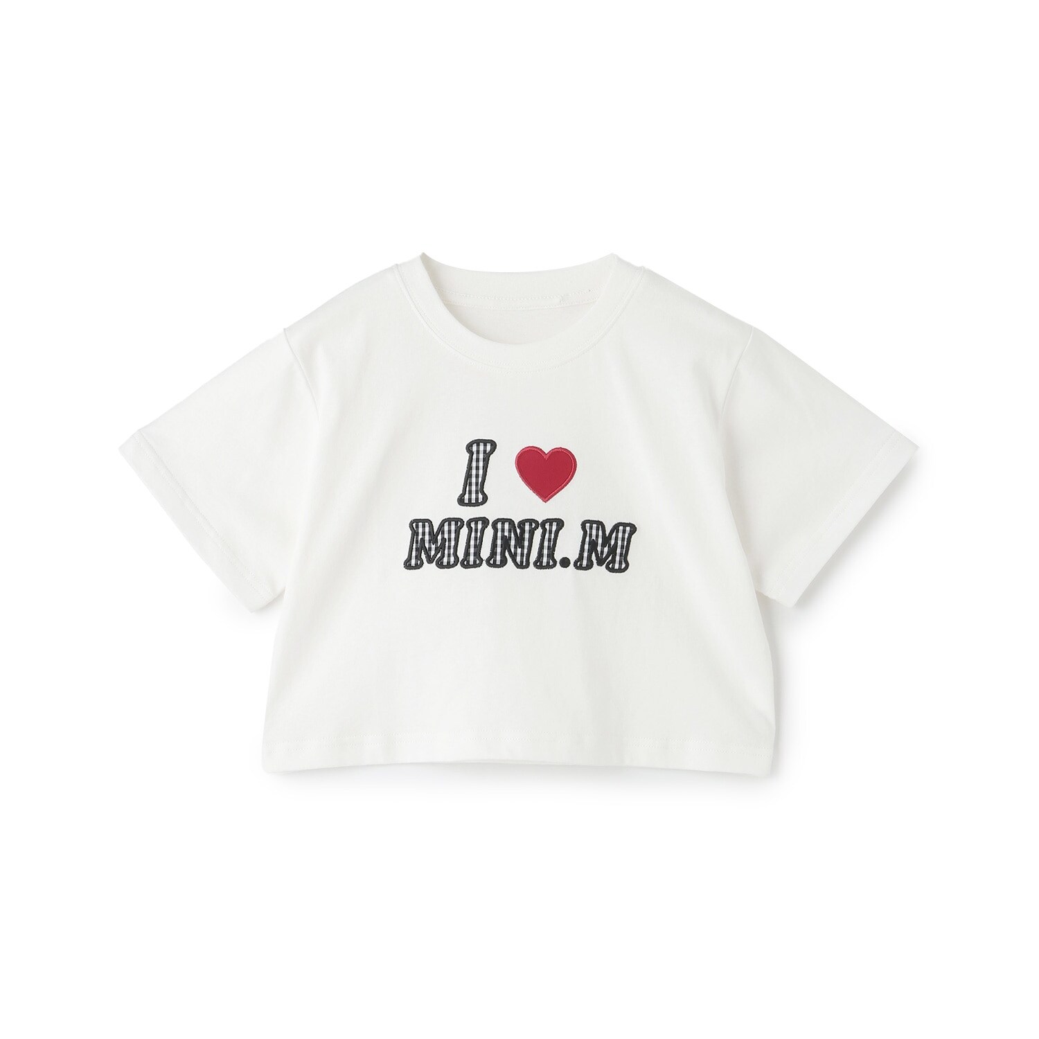 【綿100%】ロゴアソートクロップド半袖Tシャツ