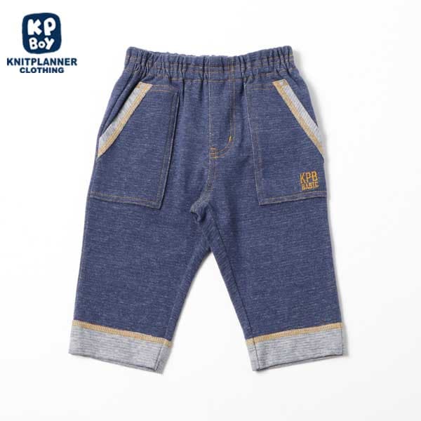 デニムライクなストレッチパンツ(80～90)