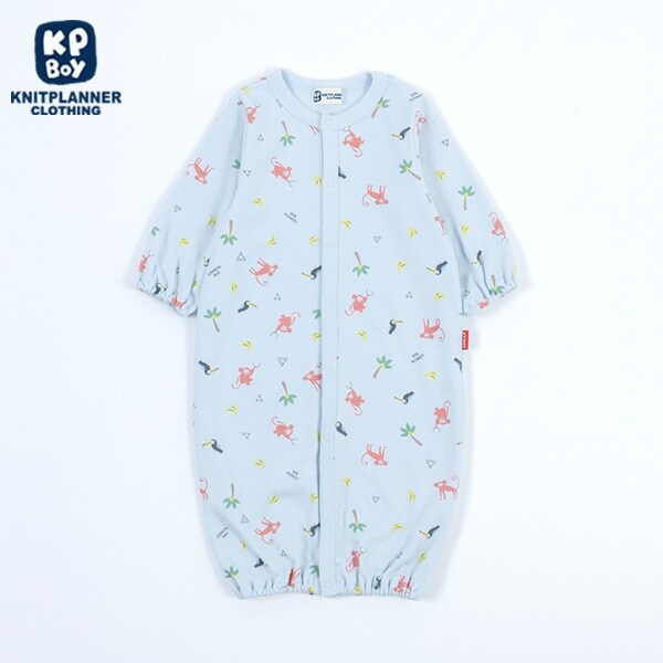 サルプリント総柄スムース2WAYドレス(Free50-70cm)