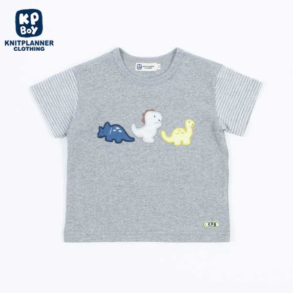 恐竜モチーフの半袖Tシャツ(80～90)